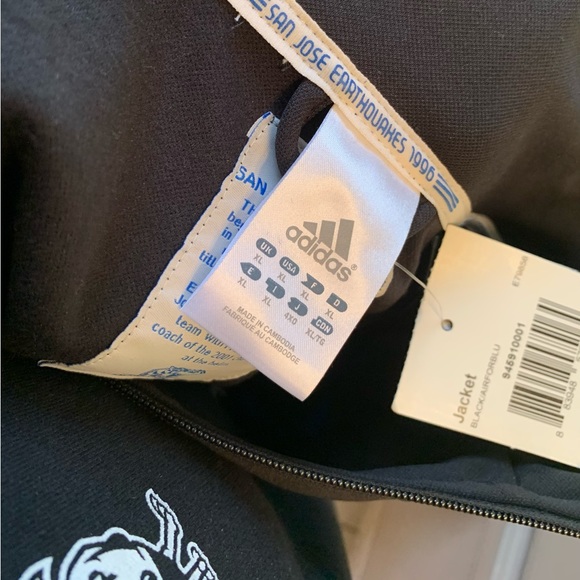San Jose Earthquakes adidas Full-Zip Jacket. MLS Brand New with Tags 2008 - Picture 10 of 10